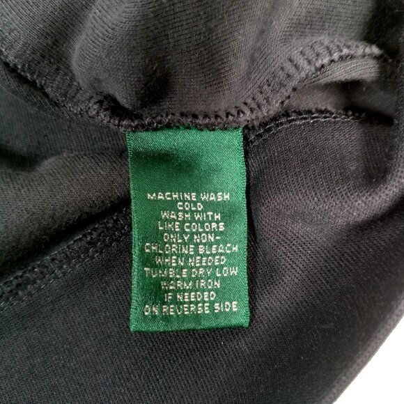 Lauren Ralph Lauren Active Jacket Women Large Athletic Full Zip Black Yellow - Picture 7 of 16